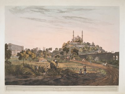 Eine Ansicht von Lucknow, Indien 1809 von Henry Salt