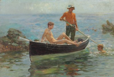 Das orangefarbene Trikot, 1913 von Henry Scott Tuke
