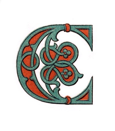 Initiale C, 1474, 1843 von Henry Shaw