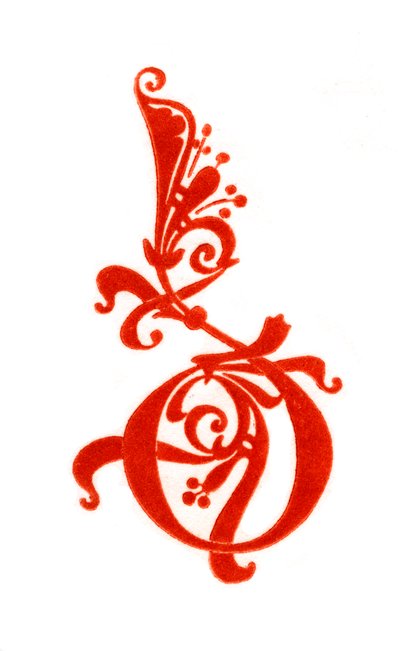 Initialbuchstabe D, 10. Jahrhundert, 1843 von Henry Shaw