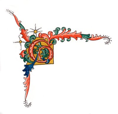 Initialbuchstabe G, 1843 von Henry Shaw