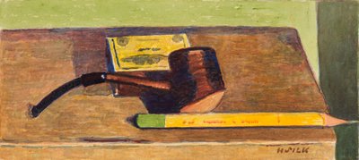 Bleistift und Pfeife, ca. 1930 von Henry Silk