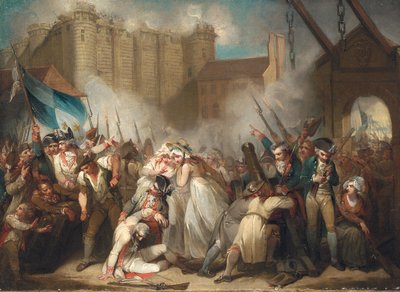 Der Sturm auf die Bastille von Henry Singleton