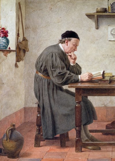 Sein Lieblingsautor, 1884 von Henry Stacey Marks