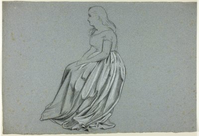 Profil einer sitzenden Frau von Henry Stacy Marks