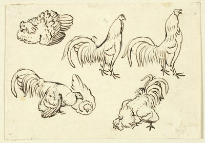 Skizzen von Geflügel von Henry Stacy Marks