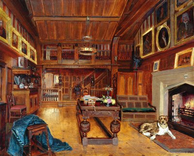 Shibden Hall, Housebody, 1877 von Henry Sykes