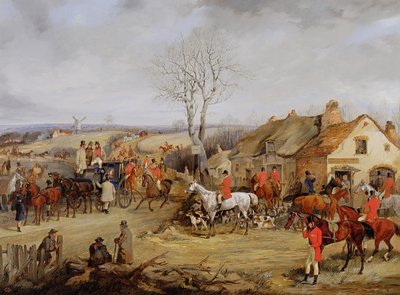 Jagdszene, Das Treffen von Henry Thomas Alken