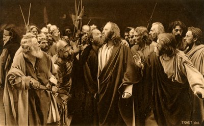 Judas verrät seinen Meister, 1922 von Henry Traut