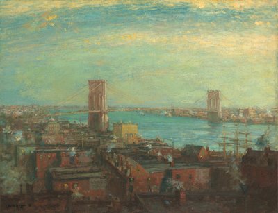 Brooklyn Bridge von Henry Ward Ranger
