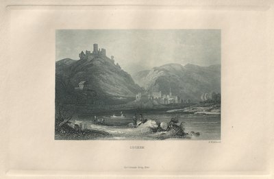 Das Malerische und Romantische Rheinland: Cochem, 1928 von Henry Winkles