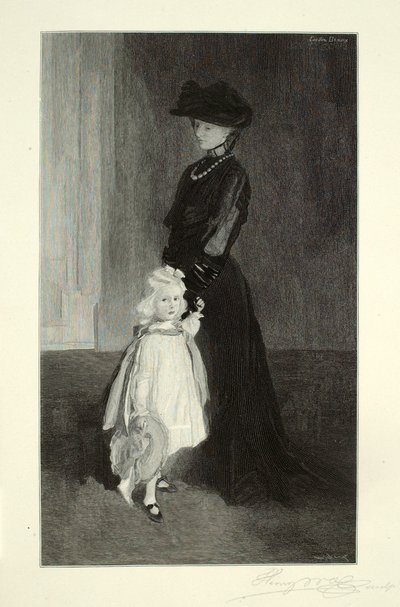Christina (Mutter und Tochter) von Henry Wolf