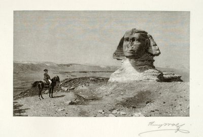 Napoleon vor der Sphinx von Henry Wolf