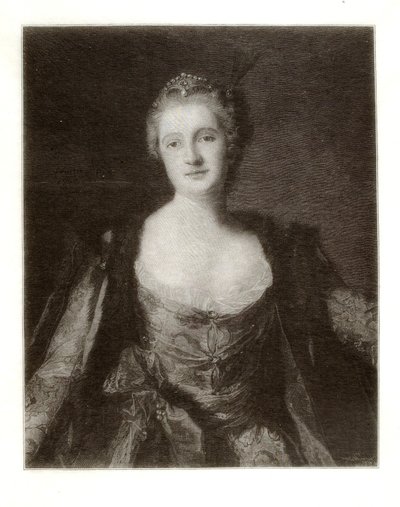 Porträt einer Dame von Henry Wolf