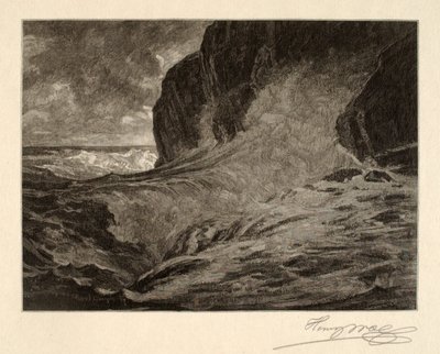 Die Küste von Maine (Der Ansturm) von Henry Wolf