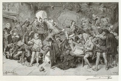 Fröhlich ist es in der Halle von Henry Wolf