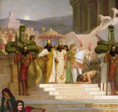 Die Töchter Judas in Babylon von Herbert Gustave Schmalz