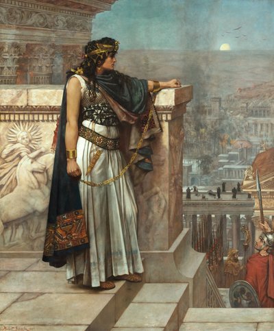 Zenobias letzter Blick auf Palmyra, 1888 von Herbert Gustave Schmalz