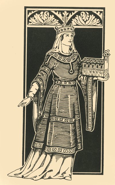 Die Kaiserin Kunigunde, 1002-1024, 1924 von Herbert Norris