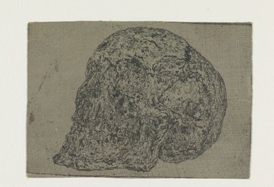 Ein Schädel von Hercules Segers
