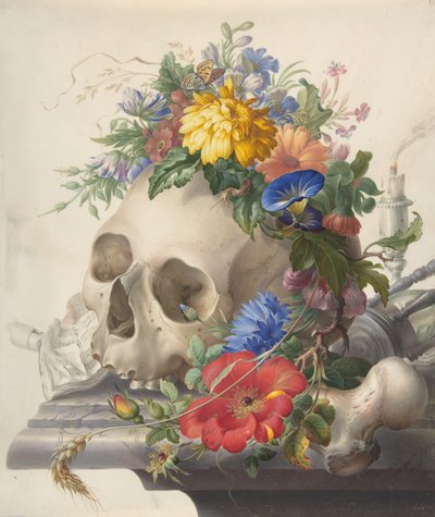 Vanitas Stillleben von Herman Henstenburgh
