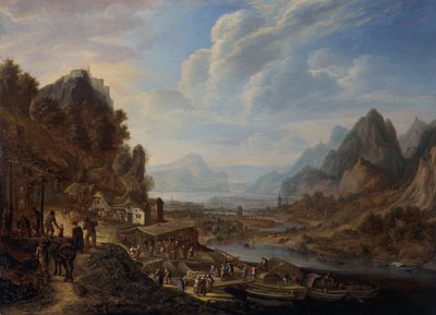 Eine rheinische Flusslandschaft von Herman the Younger Saftleven