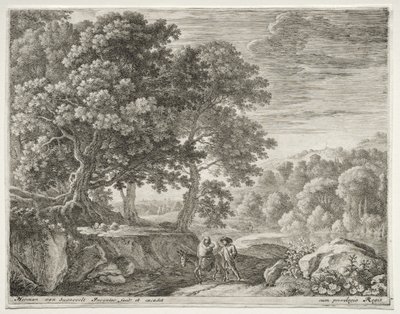 Die Flucht nach Ägypten, ca. 1652-1654 von Herman van Swanevelt