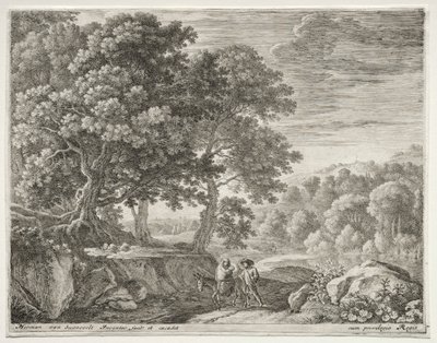 Die kleinen Engel auf dem Hügel von Herman van Swanevelt