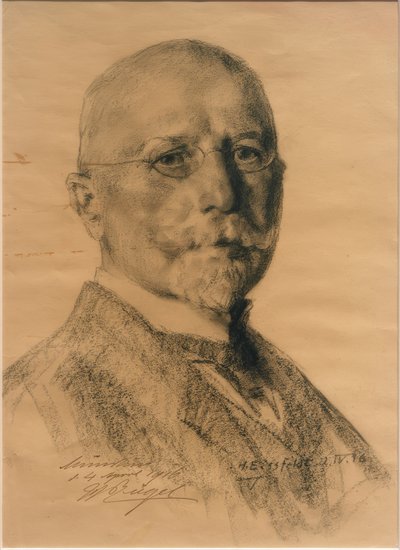 Porträt Heinrich von Zügel von Hermann Eissfeldt