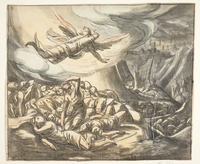 Engel mit gezogenem Schwert von Hermann Weyer