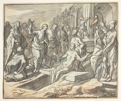 Die Auferweckung des Lazarus von Hermann Weyer