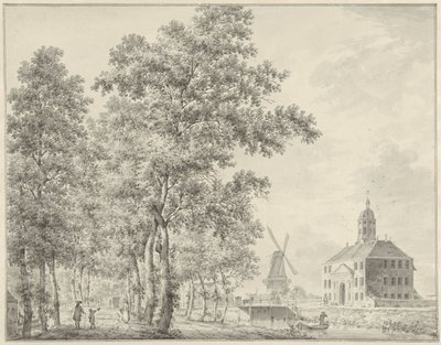 Das Muiderpoort in Amsterdam von Hermanus Petrus Schouten