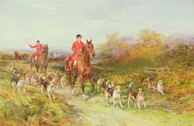 Jagdszene von Heywood Hardy