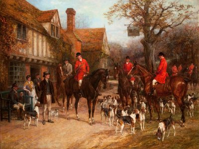 Das Treffen, Ye Olde Wayside Inn von Heywood Hardy