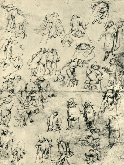Bettler, 15.-16. Jahrhundert, 1943 von Hieronymus Bosch