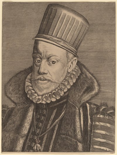 Philipp II. von Spanien von Hieronymus Wierix