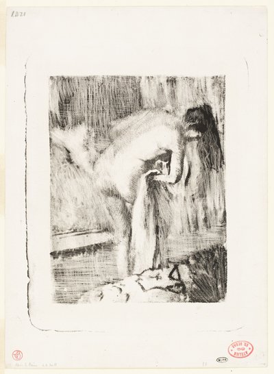 Nach dem Bad II von Hilaire Germain Edgar Degas