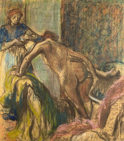 Frühstück nach dem Bad von Hilaire Germain Edgar Degas
