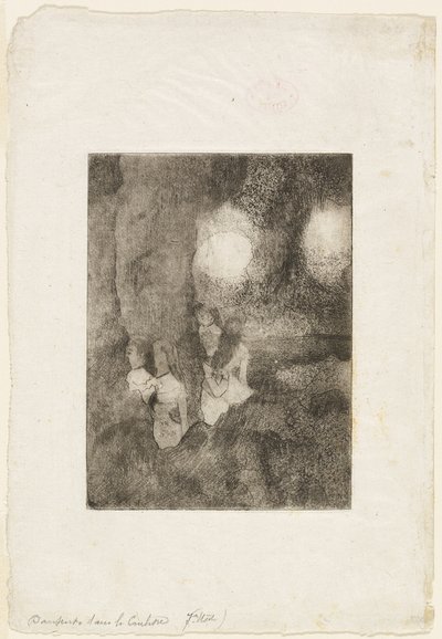 Tänzer in den Kulissen von Hilaire Germain Edgar Degas