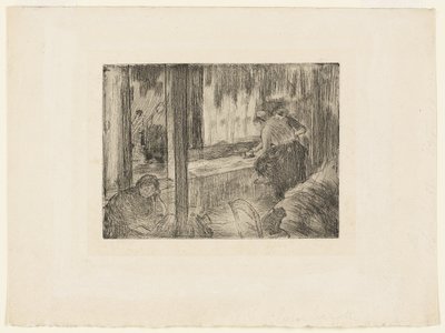 Die Wäscherinnen von Hilaire Germain Edgar Degas