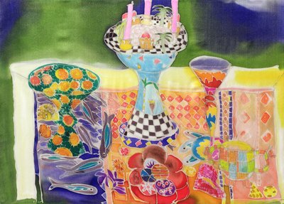 Fischtisch, 2006 von Hilary Simon