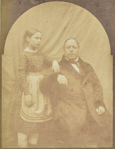 Porträt eines Mannes und eines Mädchens von Hippolyte Bayard