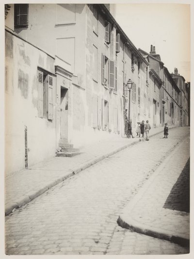 Eine Straße in Montmartre, Paris, um 1890 von Hippolyte Blancard
