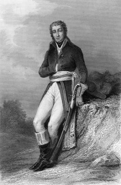 General Jean Moreau von Hippolyte Louis (after) Pauquet