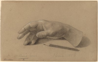 Studie einer Hand von Hiram Powers