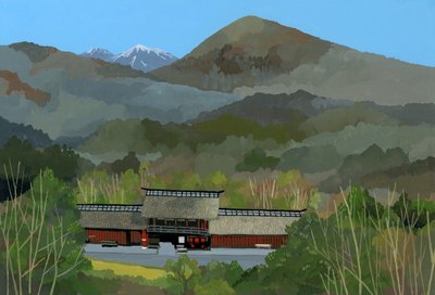 Japanische Landschaft, 2016 von Hiroyuki Izutsu