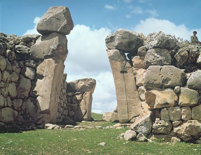 Das Königstor von den Mauern von Hattusas von Hittite