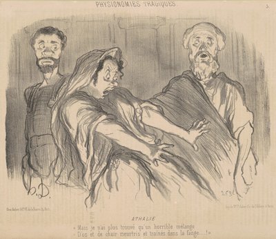 Athalie von Honoré Daumier