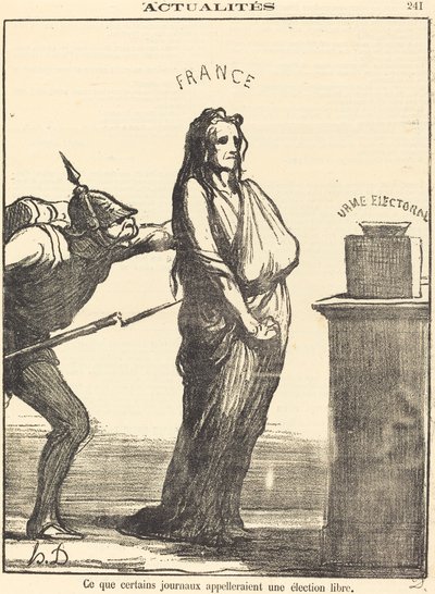 Ce que certains journaux appeleraient... von Honoré Daumier