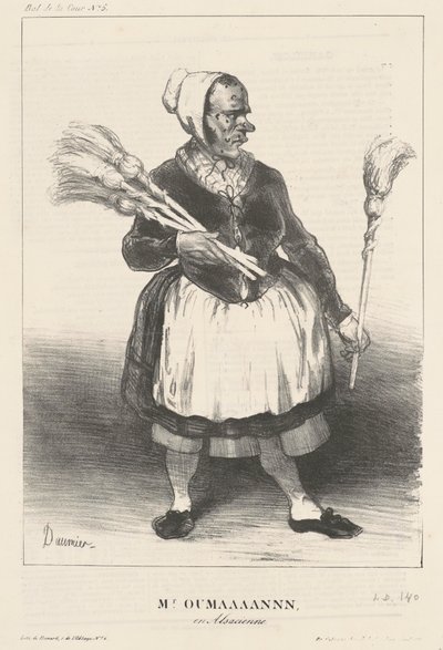 Coulman im Elsässischen von Honoré Daumier
